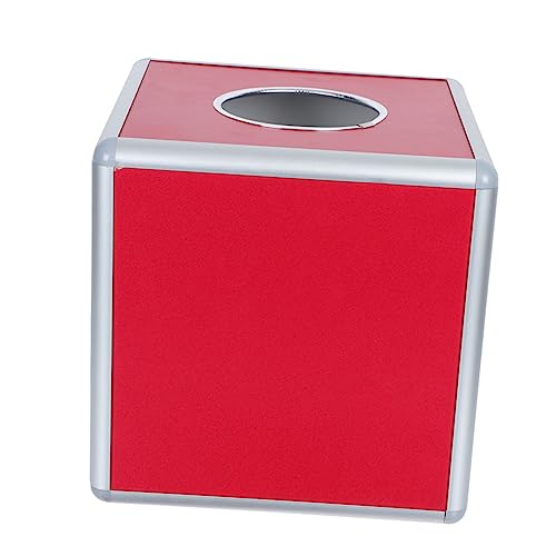 EXCEART 1 Stück Karton Lotterie-box Tombola-boxen Versiegelter Behälter Rote Card Ball Aufbewahrungsbehälter Mit Schloss Aluminiumlegierung. von EXCEART