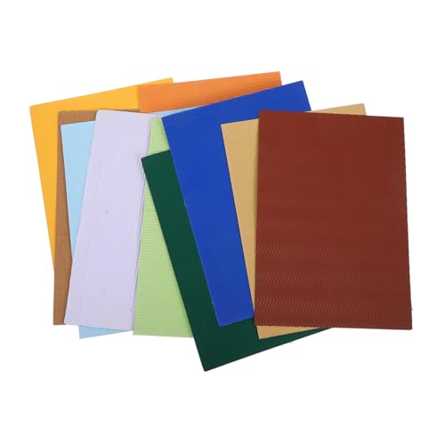 EXCEART 1 handgefertigte Kunstmaterialien Wellpappe Flaches Kraftpapier Pappeinlagen Viel Material DIY-Material DIY Papier für Kinder DIY liefert Bastelpapier Karton zum Basteln von EXCEART