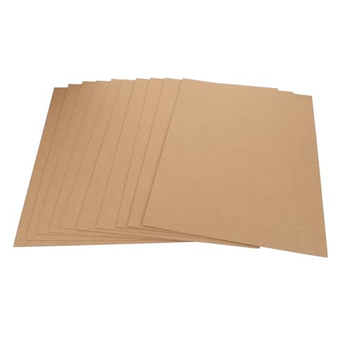 EXCEART 10 Blätter Handgemachtes Geschenkpapier Gewellt Leere Zeitschriften Masse Braunes Papier Geschenkpapier Zum Geburtstag Strukturiertes Papier Strauß Geschenkpapier Malbuch Chocolate von EXCEART