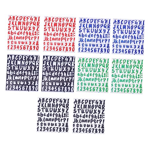 EXCEART Sortierschrankaufkleber Alphabet-aufkleber Etiketten Selbstklebende Vinyl-aufkleber Aus Stabilem Material Für Den Haushalt von EXCEART