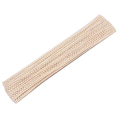 EXCEART 10 Elastische Spitze Gehäkelte Baumwollspitze Breiter Spitzenbesatz Schwarzes Geschenkband Bandrand Elastisches Spitzenband Band Vintage-stoff Baumwollfaden Braut Netz Der Stoff von EXCEART