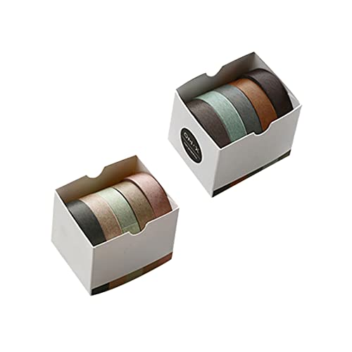 EXCEART 10er Set Washi Tape Rollen Buntes Klebeband Für Geschenkverpackung Und DIY Bastelprojekte Dekoratives Abdeckband Verschiedenen Farben Für Journaling Und Scrapbooking von EXCEART