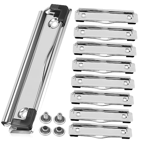 EXCEART 10 Stk Aktenordner Aktenhalter hängendes Klemmbrett Büroklammern Dokumentenständer Clips für Dokumenttafeln Clipboard-Clips Mini Mappe Federbügel Ausschneiden und Einfügen Metall von EXCEART