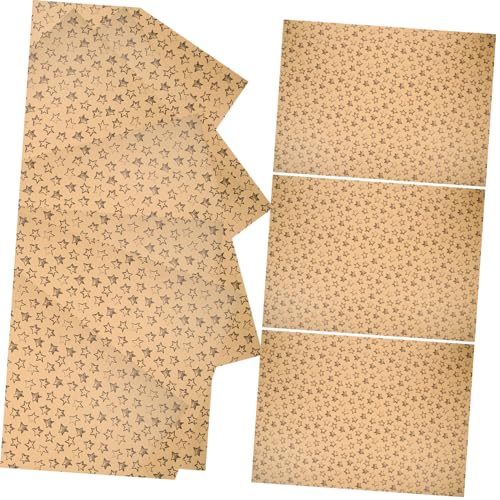 EXCEART 10 Stück Blätter Kraft-geschenkpapier Schwarzes Geschenkpapier Band Arten Von Geschenkverpackungen Braune Packpapiere Geschenkpapier Zum Geburtstag Geschenkpapiere Kraftpapier von EXCEART