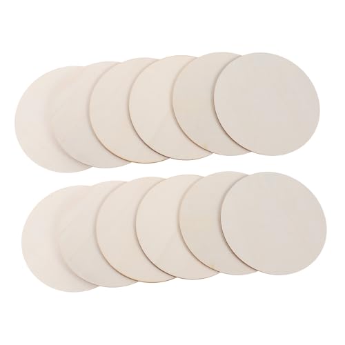 EXCEART 10 Stück Dekorationen aus Holz unfertige Holzscheiben Dekoration aus Holz Rundholz selber machen unbehandelte Naturholzscheiben Holzrunden basteln hölzern Beige EXCEART 10 Stück Dekorationen aus Holz unfertige Holzscheiben Dekoration aus Holz Rundholz selber machen unbehandelte Naturholzscheiben Holzrunden basteln hölzern Beige von EXCEART