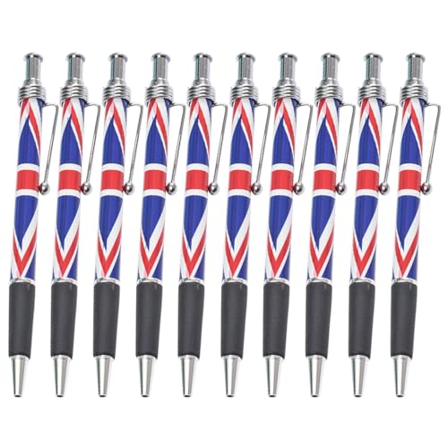 EXCEART 10 Stück Kugelschreiber mit Flagge komfortabler Griffstift Patriotischer Stift Home-Office-Stift Büro Stift Schreiben, Signieren, Stift Schulmaterial Stift Metall EXCEART 10 Stück Kugelschreiber mit Flagge komfortabler Griffstift Patriotischer Stift Home-Office-Stift Büro Stift Schreiben, Signieren, Stift Schulmaterial Stift Metall von EXCEART