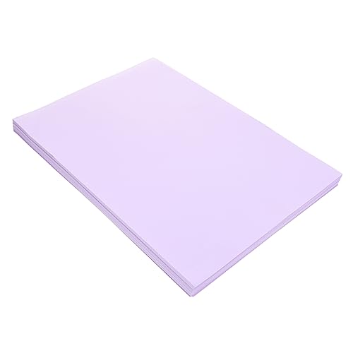 EXCEART 100 Blatt farbiges A4-Papier Pastellpapier Geschenkpapier Konstruktionspapier Origami-Papiermasse Quilling-Papier kreativpapier faltpapier Fotografie-Set DIY-Papiere Lavender von EXCEART