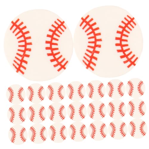 EXCEART 100 Stück Baseball Perlen Lose Perlen Volleyball Perlen Bastelperlen DIY Perlen Lose Perlen Halskettenmaterial Sportballform Lose Perlen Armband DIY Perlen von EXCEART