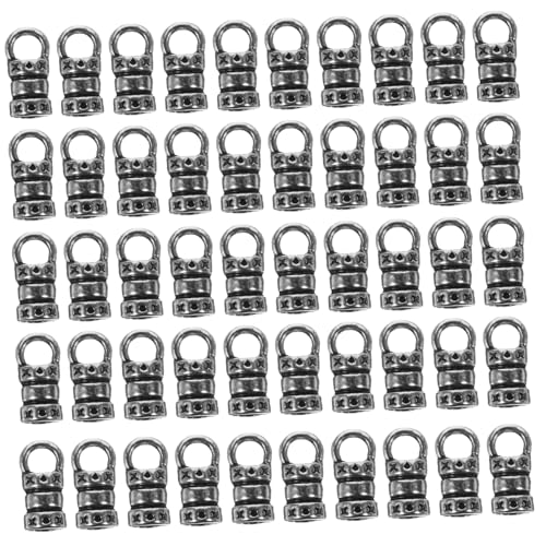 EXCEART 100PCS Vintage Alloy Strap Buckle Für DIY Armbänder Und Halsketten Antik Silberne Verbindungselemente 2mm Innenloch Ideal Für Schmuckherstellung Und Bastelprojekte von EXCEART