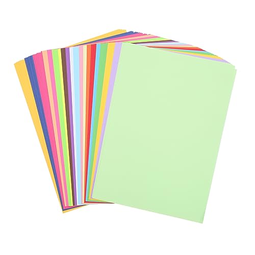 EXCEART 100St Origami Neon-Kopierpapier Baupapier verschiedene Farben Zeichenpapier Band bastelset basteln für druckerpapier Karton 8,5 x 11 papier schneiden selber machen von EXCEART