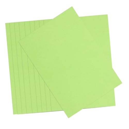 EXCEART 10St Kartenvorrat kartonpapier dickes papier Lagerpapier Scrapbook-Papiere Farbpapier zum Basteln Schrottbuchpapier Scrapbook-Karton dekorativer Karton Farbkarton Green von EXCEART