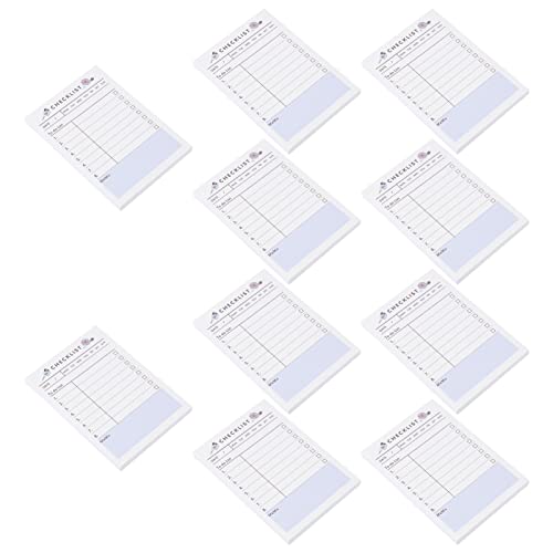 EXCEART 10St Planer write board student planner notepad Notizen zum Stundenplan des Schülers studenten planen notizbuch schülerkalender Notizblöcke Planen Sie Notizbücher aus Papier Weiß von EXCEART