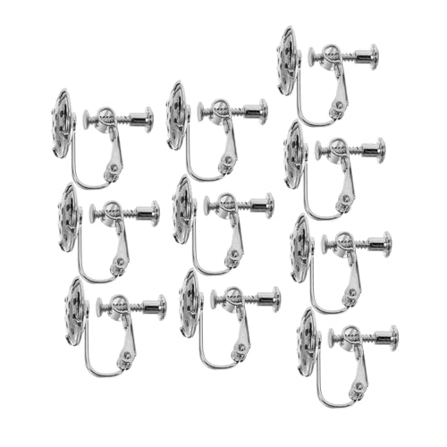 EXCEART 10st Duschkopf-ohrringe Schmuckzubehör Ohrschmuck Selber Machen Set Zur Herstellung Von Tropfenohrringen Haken Zur Schmuckherstellung Diy-werkzeuge Für Ohrringe Metall Silver von EXCEART