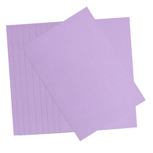 EXCEART 10st Kartenvorrat Karton Weihnachten Scrapbook-karton Bastelkarton Karton Für Die Kartenherstellung Buntes Kartenmaterial Farbkarton Farbiger Karton Weihnachtskarton Violett Papier von EXCEART