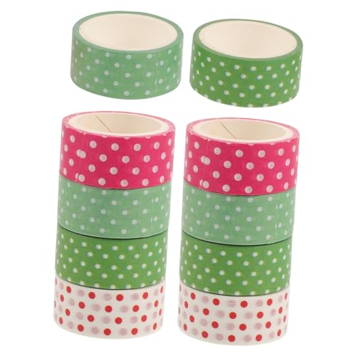 EXCEART 10st Washi Tape Zum Verpacken Von Geschenken Washi-papierband Dekoratives Klebeband Selber Machen Dekoratives Klebeband Für Einklebebuch von EXCEART