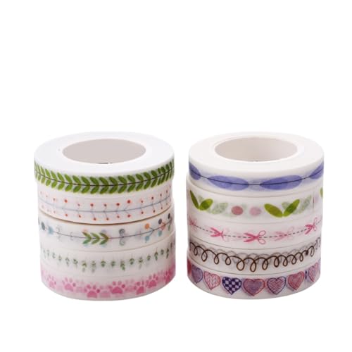 EXCEART 10st Washi-tape Washi-klebeband Diy Washi Tape von EXCEART