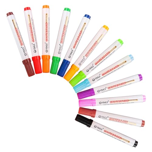 EXCEART 12 Stk Löschbarer Whiteboard-marker Aquarellpinsel Aquarellstifte Mikro-aufhänger Kleine Whiteboard-aquarellstifte Aquarellstifte Für Abwaschbare Aquarellstifte Plastik von EXCEART