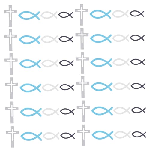 EXCEART Holzknöpfe in Fischform Dekoration für Kleidung und Bastelprojekte von EXCEART