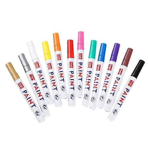 EXCEART 12St DIY Reifenstift mode s art markierungsstift Schreibwaren Markierung Stift marker pen Album Dekoration markierstifte pen markers die far Chic unst Albummarker DIY-Doodle-Stift von EXCEART