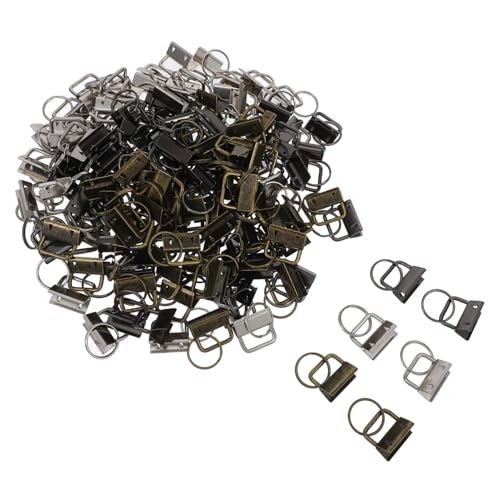 EXCEART 150 Stück Schwanzclip-Gürtelclip schlüsselanhänger set schlüsselanhänger metall schlüsselring set von Schlüsselanhängern Schlüsselanhänger-Hardware Gurtbandhandwerk Eisen von EXCEART