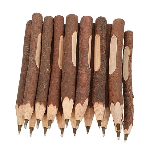 EXCEART 16st Twig Kugelschreiber Holzstift Für Den Haushalt Schreibversorgung Bequemer Schreibstift Geschenkstift Tragbarer Kugelschreiber Multifunktionsstift Aus Holz Hölzern von EXCEART