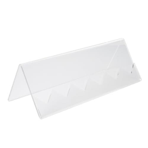 EXCEART 1stk Münz Halterung Showregal Münzständer Für Zu Hause Münzhalter Staffelei Zur Münzpräsentation -chiphalter-rack Plattenständer Desktop-dekor Münzregal Acryl Transparent von EXCEART