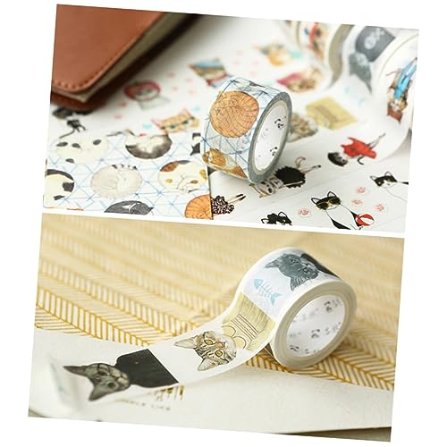 EXCEART 2 Rollen DIY Washi Tape the washi tape washi-tape Souvenir tape Decorative adhesive tape Decorative masking tape Scrapbooking tape Craft adhesive tape Paper tape Washi-Klebeband von EXCEART