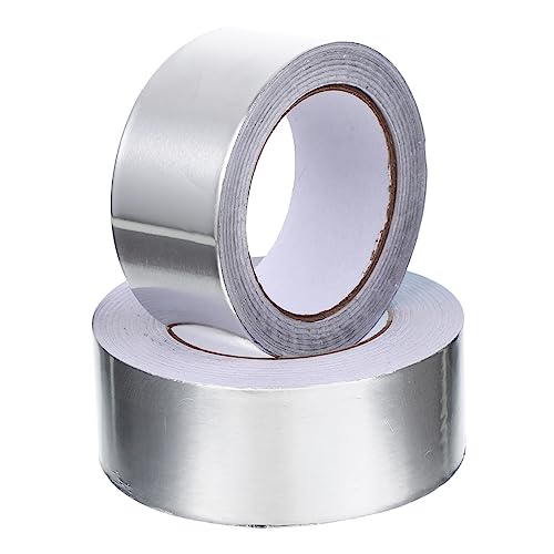 EXCEART 2 Rollen Folienband Aluminiumband Alufolie schwere Ausführung Schildband DIY Klebeband wasserdichtes Band dichtungsbänder dichtungsband flammhemmendes Klebeband Küchenband von EXCEART