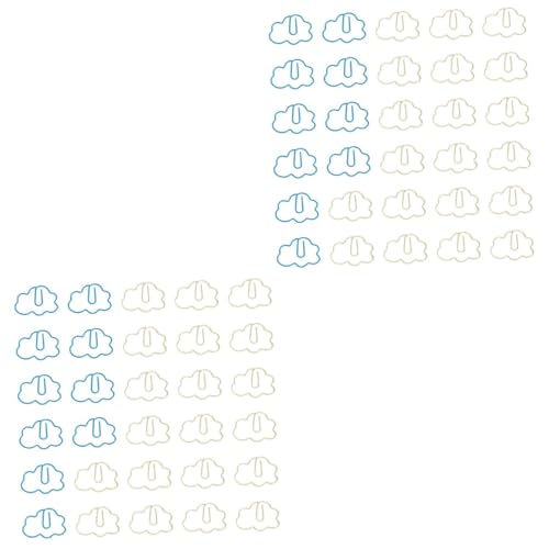 EXCEART 2 Sätze Büroklammer Bookmarks Geldumschläge Schulmaterial Miniclips Bunte Papiernadel Büro Zubehör Schreibtischzubehör Für Studenten Dekorative Banknotenklemme Plastik 30 Stück * 2 von EXCEART