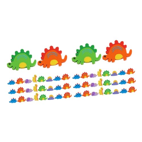 EXCEART 2 Sätze Dinosaurier Radiergummi Kleiner Radiergummi Lustige Radiergummis Mini 3d-dinosaurier-radiergummis Waschbare Farben Für Coole Radiergummis 120 Stück * 2 von EXCEART