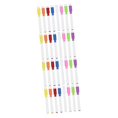 EXCEART 2 Sätze Löschbarer Whiteboard-marker Planke Magnetischer Trockenlöscher Etiketten Trockener Löschstift Markierungen Trockener Löschbrett Radiergummis Diagramm Plastik 48 Stück * 2 von EXCEART