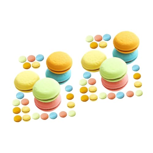 EXCEART 2 Sätze Macaron-radiergummi Kawaii Radiergummi Kinder Radiergummi Erasers Für Kinder Radiergummi Für Kinder Radiergummis Masse Schöne Radiergummis Kleine Radiergummis 5 Boxen * 2 von EXCEART