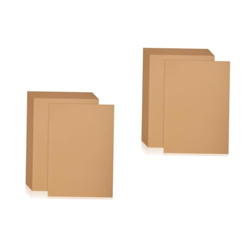 EXCEART 2 Sätze Malerei Handgeschöpfter Karton Handgeschöpfter Papierkarton Drucke Papierkarton Skizzenpapierkarton Dicker Papierkarton Druckpapier Karton Kraftpapier 50 Stück * 2 von EXCEART