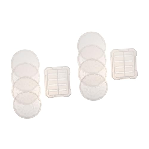 EXCEART 2 Sets Epoxidharzform Schwammspender Korbformen Halter Badezimmer Organizer Zubehör Strohdeckel Behälter Würfelbecher Wasserhahn Spüle Plateau Kaffee Fake von EXCEART