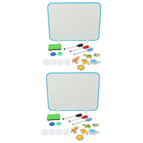 EXCEART 2 Sets Whiteboard Kleine Löschtafel Löschbares Whiteboard Wiederverwendbare Maltafel Whiteboard Schreibtafel Für Kreide Löschbares Zeichenbrett Für Tablet Legierung von EXCEART