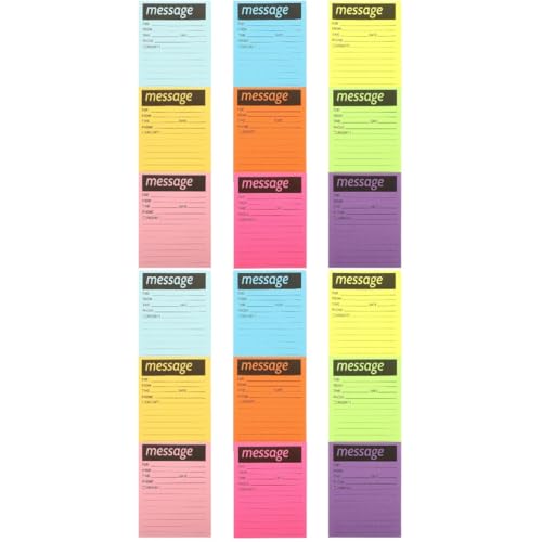 EXCEART 2 Stück 9 Fluoreszierende Haftnotizen Textmarker Post De Hinweis Hinweisaufkleber Für Den Täglichen Gebrauch Aufkleber Beachten Notizbücher Halter Für Schreibtisch Etikett Papier von EXCEART