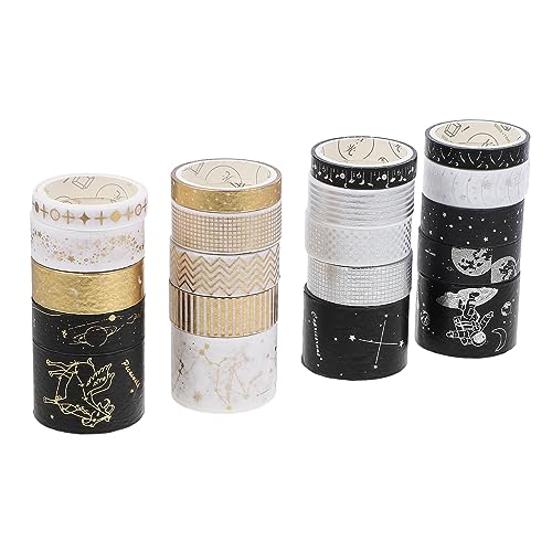 EXCEART 20 Rollen the washi tape bastelzubehör Washi Tape-Set Dekorative Klebebänder Set dekobänder geschenkbänder set Klebeband Set aufkleber dekoratives Washi-Tape DIY Washi Tape von EXCEART