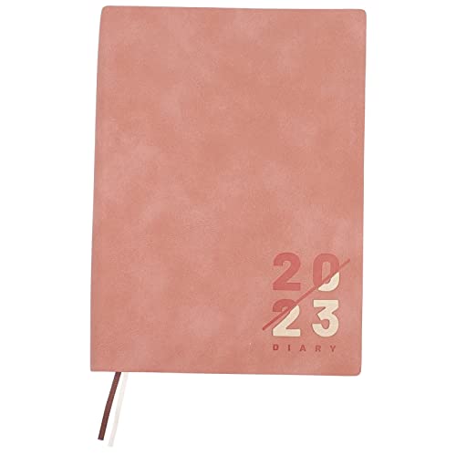 EXCEART 2023 Studenten Agenda Notizblock business notebook studienplaner notizzettel Ordner-Organizer Büroplan-Notizblock Business-Planungs-Notizbuch Zeitmanagement-Notizbuch Papier Rosa von EXCEART