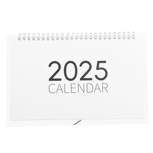 EXCEART 2025 Schreibtischkalender Schreibtischdekoration Desktop Dekoration Monatskalender 2025 Tischkalender Standkalender Tischkalender 2025 Staffelei Kalender 2025 Kalender von EXCEART