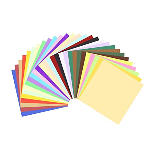 EXCEART 250 Stück Flutendes Papier Buntes Druckerpapier Kinderhandwerk Farbiges Kopierpapier Farbiges Papier Bastelpapier Baupapier Verschiedene Farben Pastellpapier Farbiges Druckerpapier von EXCEART