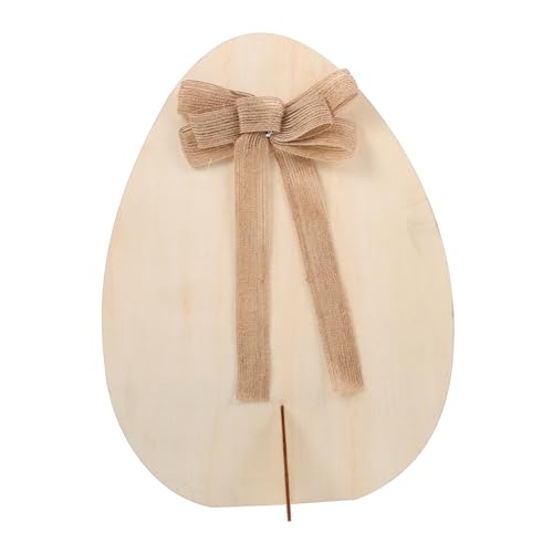 EXCEART 2St Kaninchen-Holzverzierung Jumbo-Eier Eierkorb gefüllte Eierbehälter mit Deckel hartgekochtes Ei Mini-Eier basteln für ostern basteln zu ostern Osterdeko Desktop- von EXCEART