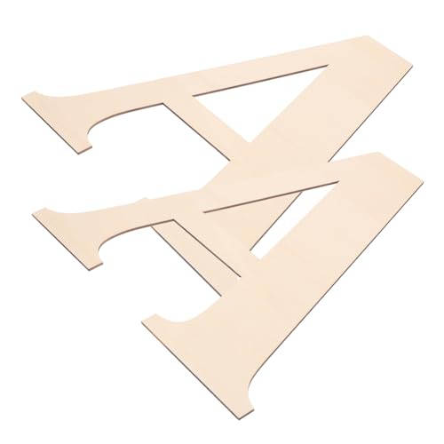 EXCEART 2Stücke Large Decorative Wooden Letter Creative DIY Craft Slices For Home Décor Learning And Present Making EXCEART 2Stücke Large Decorative Wooden Letter Creative DIY Craft Slices For Home Décor Learning And Present Making von EXCEART