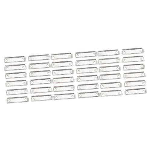 EXCEART 3 Sätze Briefpapier-clip Zange Faltbar Planke Büro-klemmbrett Teile Aus Der Zwischenablage Büroklammern Baseball-klemmbrett Papierständer Clips Bretter Eisen Silver 15 Stück * 3 von EXCEART