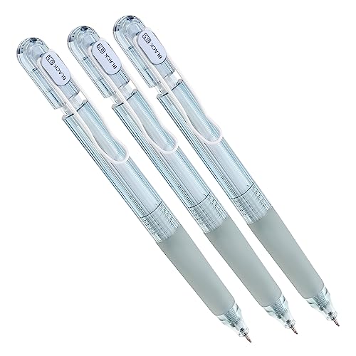 EXCEART 3 Sätze Gel Stift Kugelschreiber Gelstifte Ergonomische Stifte Pen Gelschreiber Mit Rollkugel Studenten Schreibwaren Stift Druckstifte Universeller Gelstift Abs Blue 3 Stück * 3 von EXCEART