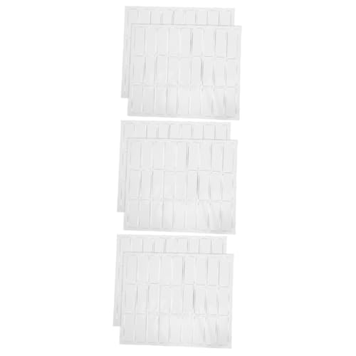 EXCEART 3 Sätze Magnetische Namens Aufkleber Punktzahl Schulbedarf Magnetischer Türverschluss Magnetisches Whiteboard Schranketiketten Magnete Planke Weiß Beschichtetes Papier 54 Stück * 3 von EXCEART