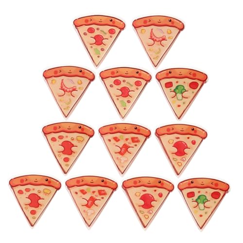 EXCEART 3 Sätze Pizza-brieftaschenclip Büroklammern Klemmen Für Snackbeutel Süße Küchenaccessoires Verschlussklammern Beutelverschlussclips Utility-clips Kleine Acryl 12 Stück * 3 von EXCEART