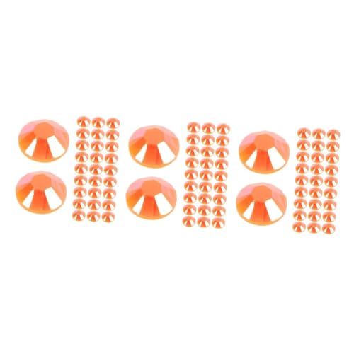 EXCEART 3 Sätze Strass Mit Flachem Boden Bling Wasserflasche Strass Strassaufkleber Zum Basteln Strass Zum Basteln Einmachglasbecher Mit Strasssteinen Harz Orange 1000 Stück * 3 von EXCEART