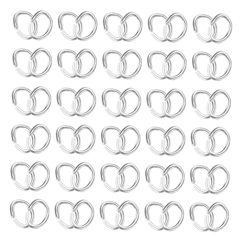 EXCEART 300 Stück Ornament Verbindungsring Schmuck Biegering Für DIY Armband Verbindungsring DIY Offener Biegering Armband Biegering Halsketten Biegering DIY Biegering von EXCEART