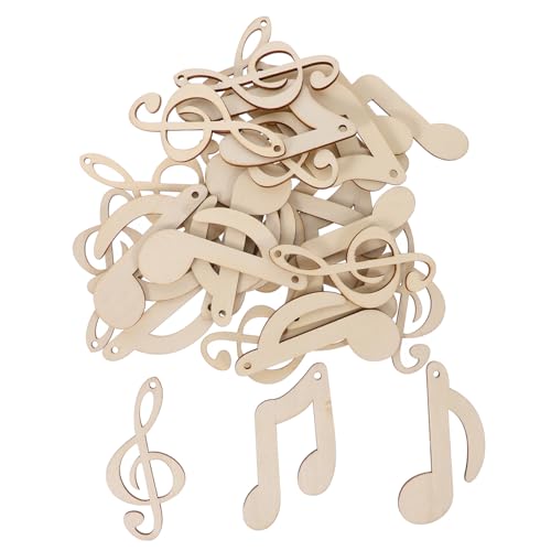 EXCEART 30Stücke DIY Musiknoten Holzspäne Blanko Holzscheiben zum Basteln Vielseitige Holzausschnitte für Dekorationen Schule Partys und Kunstprojekte EXCEART 30Stücke DIY Musiknoten Holzspäne Blanko Holzscheiben zum Basteln Vielseitige Holzausschnitte für Dekorationen Schule Partys und Kunstprojekte von EXCEART