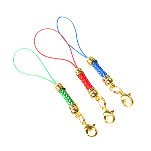 EXCEART String Lanyards 30pcs Schnalle Seil Hängen Lanyard Schmuck Zubehör Überzogene Gemischte Farben Spielzeug Hängen Gurt von EXCEART